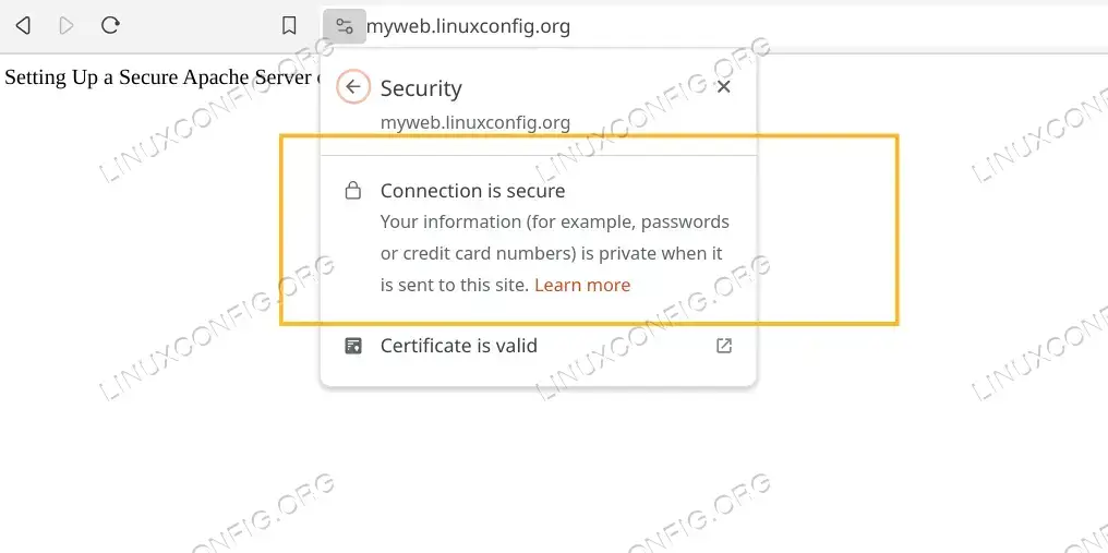 After refresh the website now runs on secure SSL HTTPS port