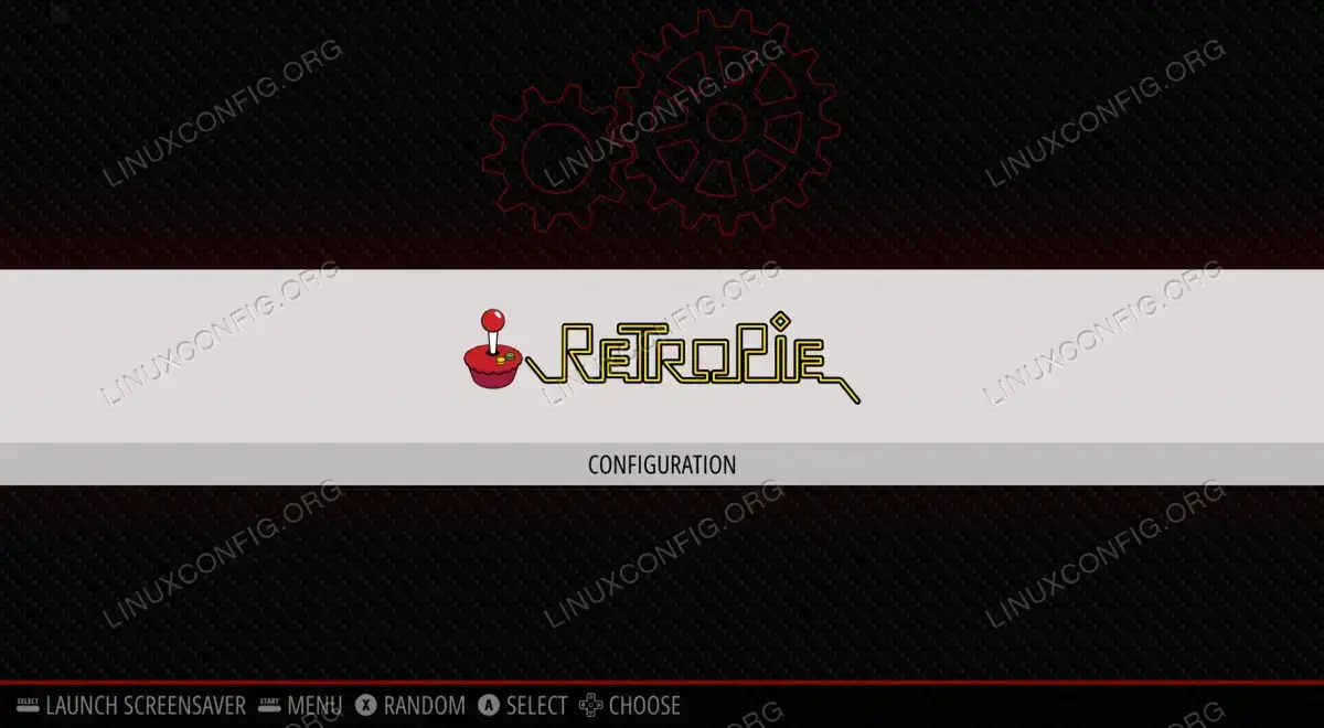 RetroPie application screen