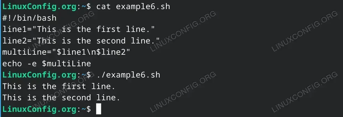 Multi-line Concatenation