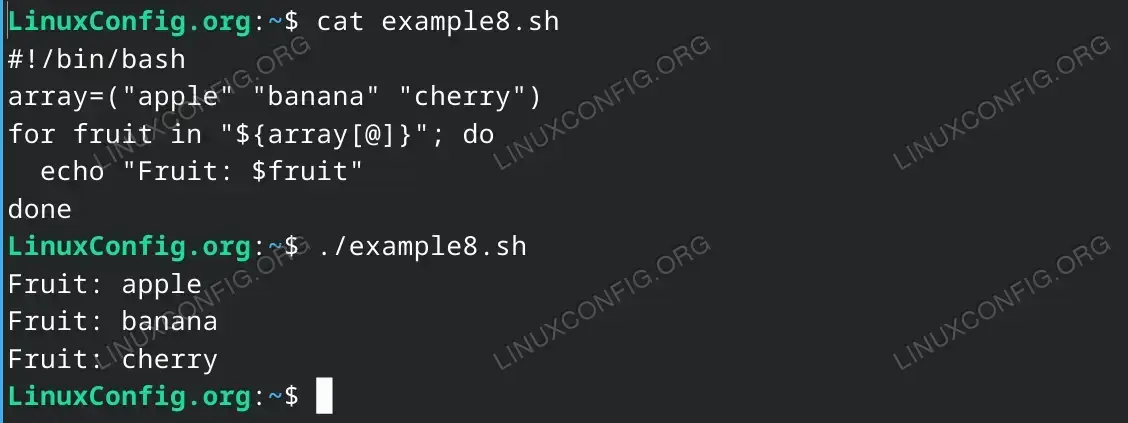 Concatenation with Arrays