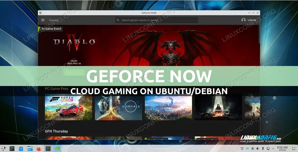 Cloud Gaming with GeForce Now on Ubuntu / Debian