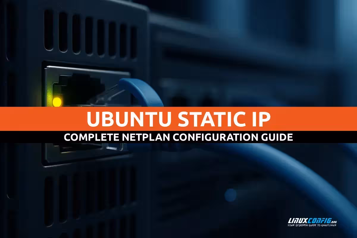 Setting a Static IP Address in Ubuntu 24.04 via the Command Line