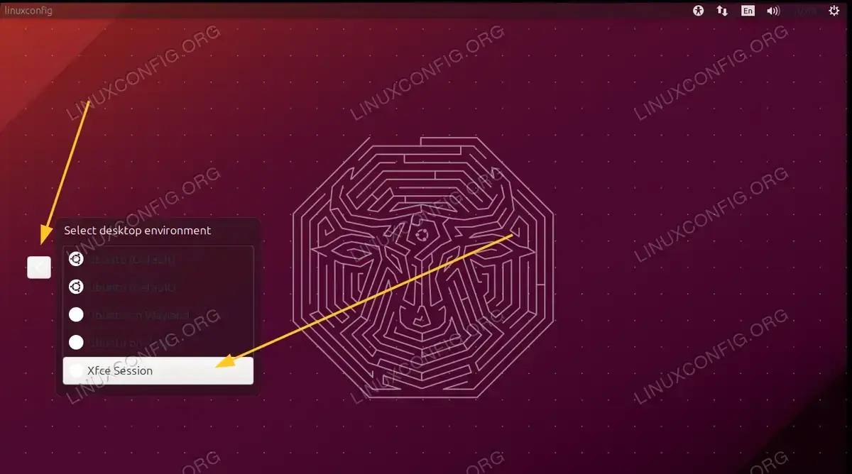 Choosing LightDM as your display manager