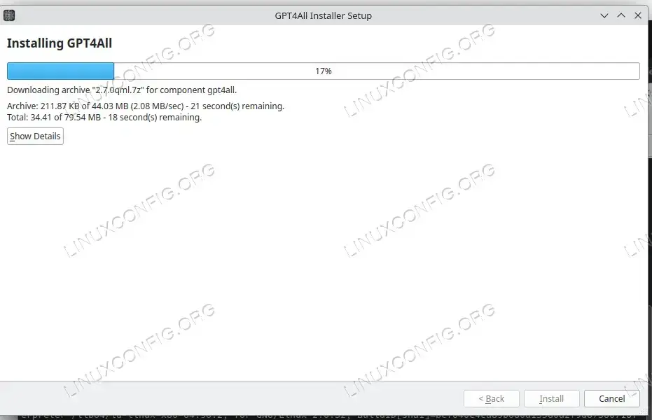 Wait for components download