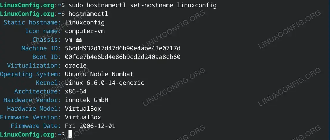 Changing the Hostname Permanently
