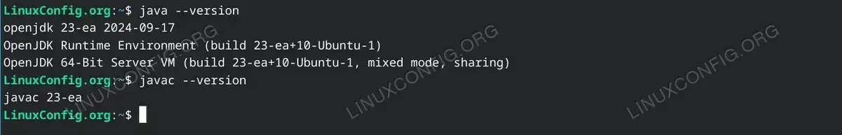 Check the Java Installation