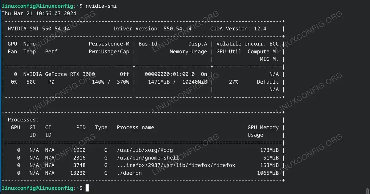 Using NVIDIA System Management Interface (nvidia-smi)
