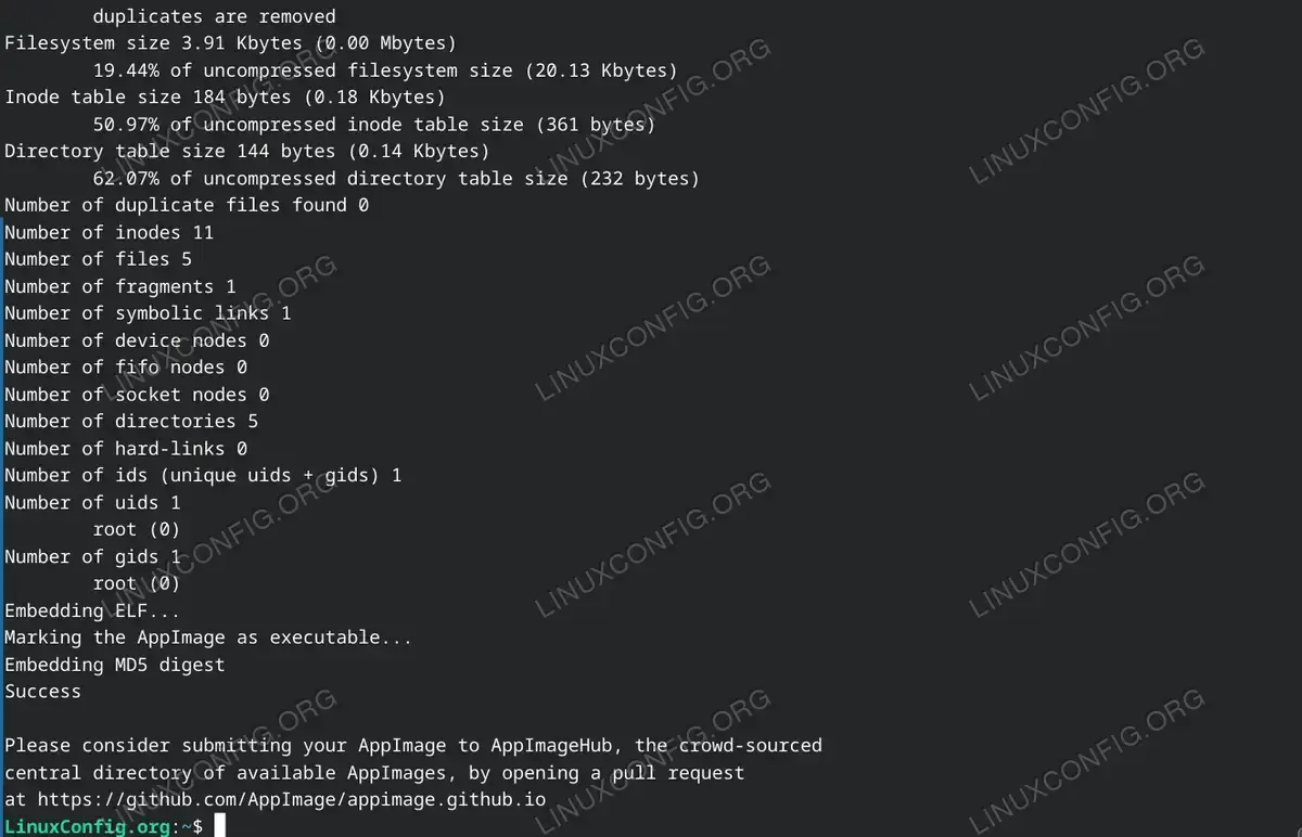 Compile/Create the AppImage