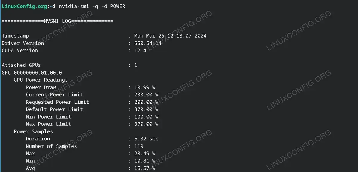Confirm the new NVIDIA power limit Settings