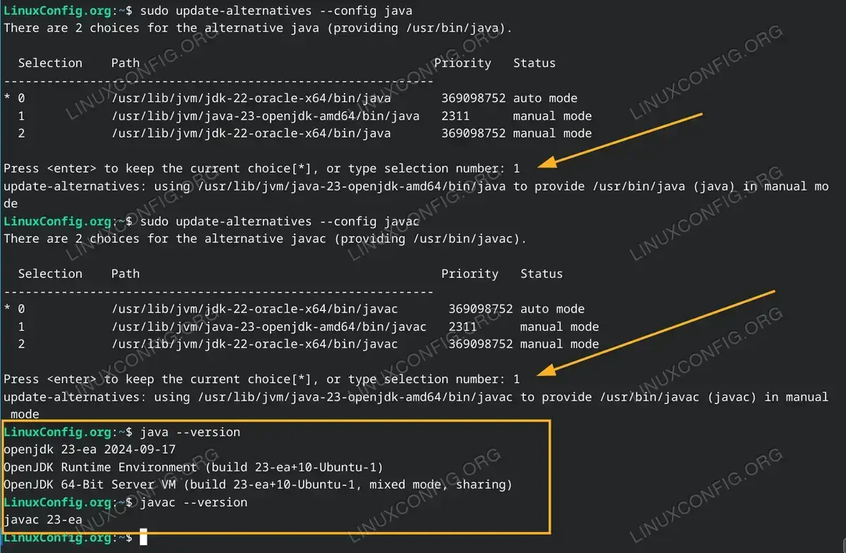 Switching Between Java Versions