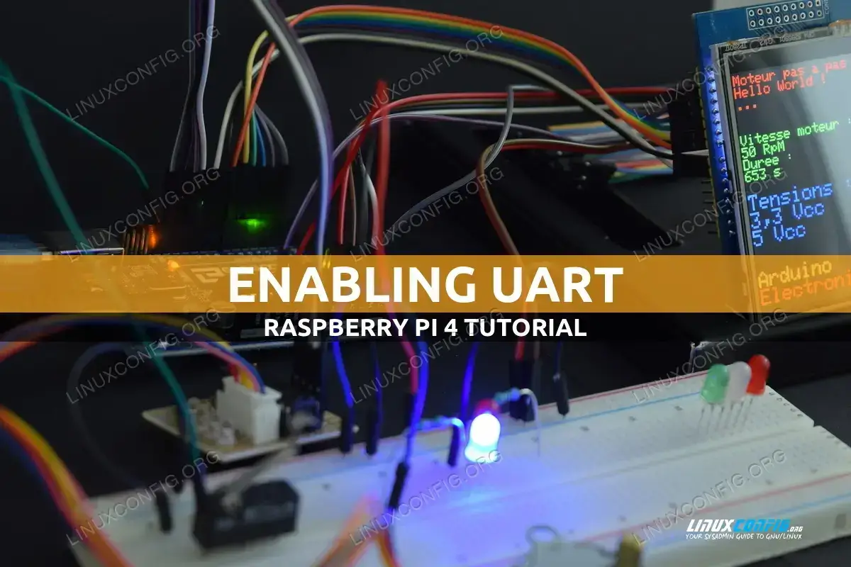 Raspberry Pi 4 enable UART