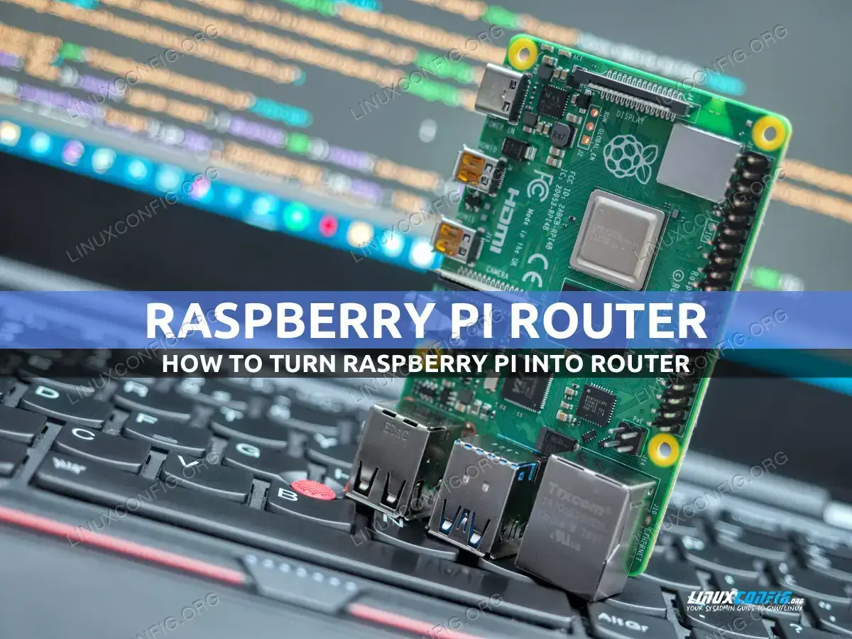 Set up Raspberry Pi as Router