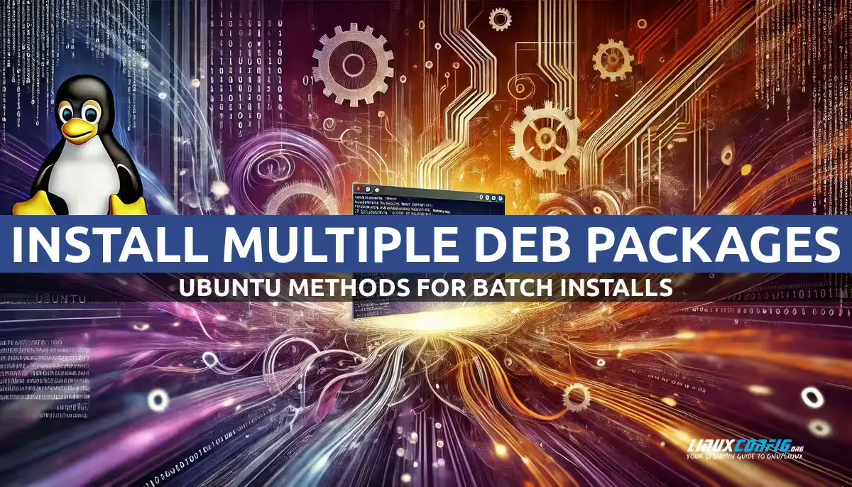 How to Install Multiple Deb Packages on Ubuntu