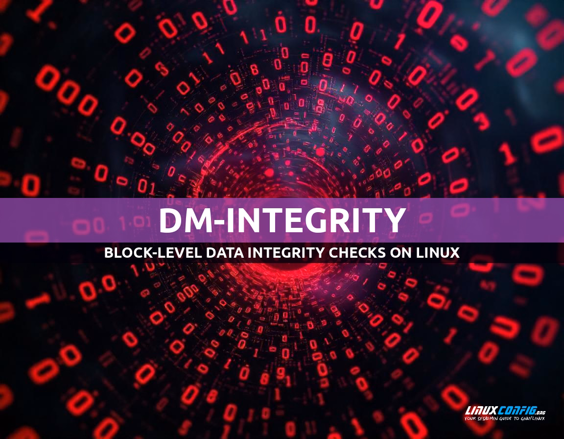 Introduction to dm-integrity