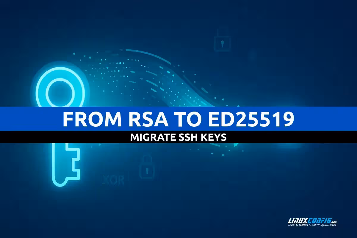 Migrate SSH Keys from RSA to ed25519