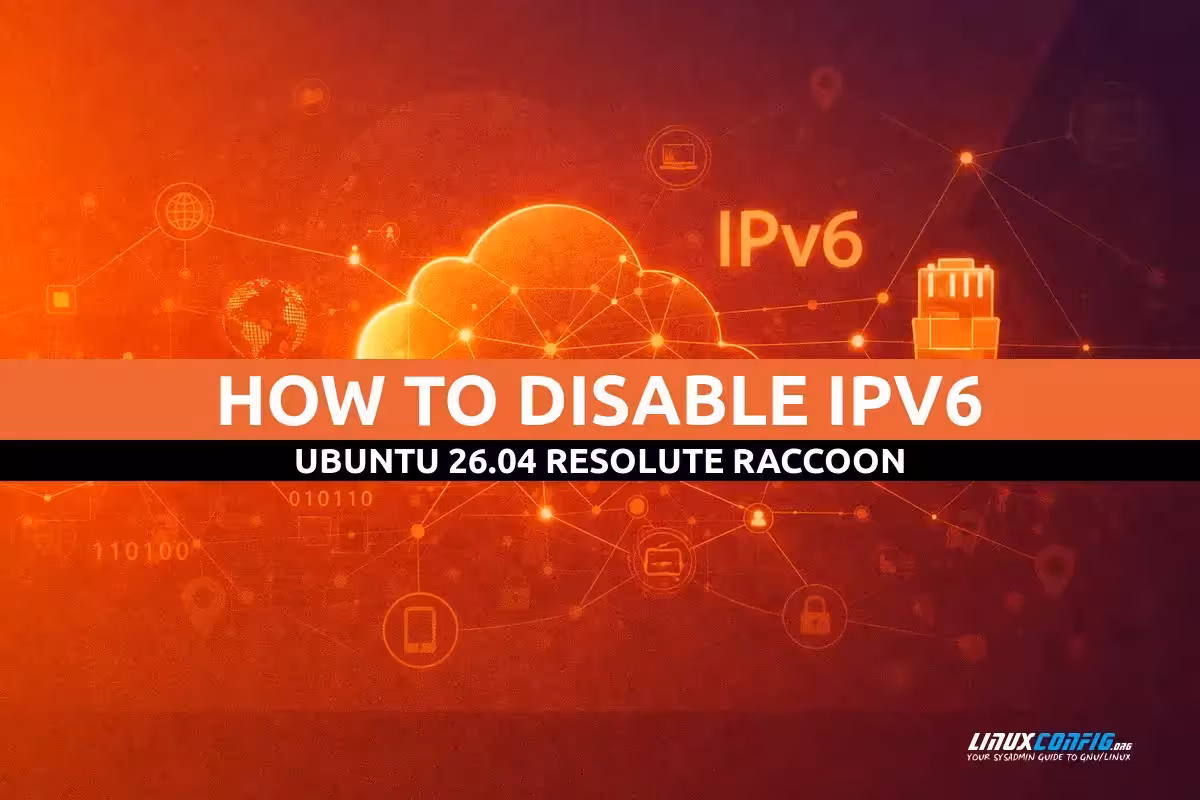 Disabling IPv6 on Ubuntu 26.04 terminal and network settings