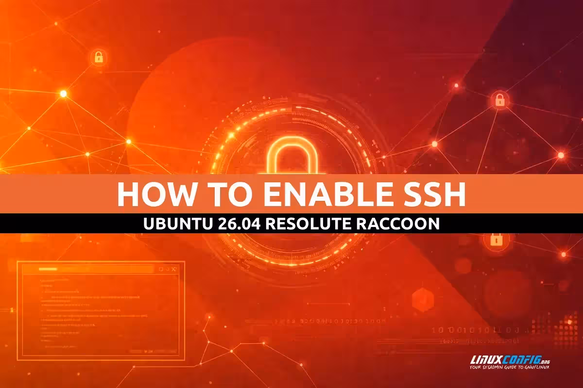 Enable SSH on Ubuntu 26.04