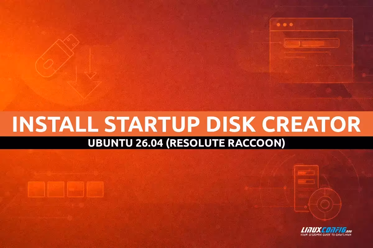 Abstract illustration representing USB drive creation and bootable media on Ubuntu Linux with storage device and data transfer visual elements