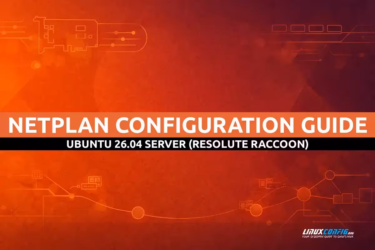 Netplan configuration guide on Ubuntu 26.04