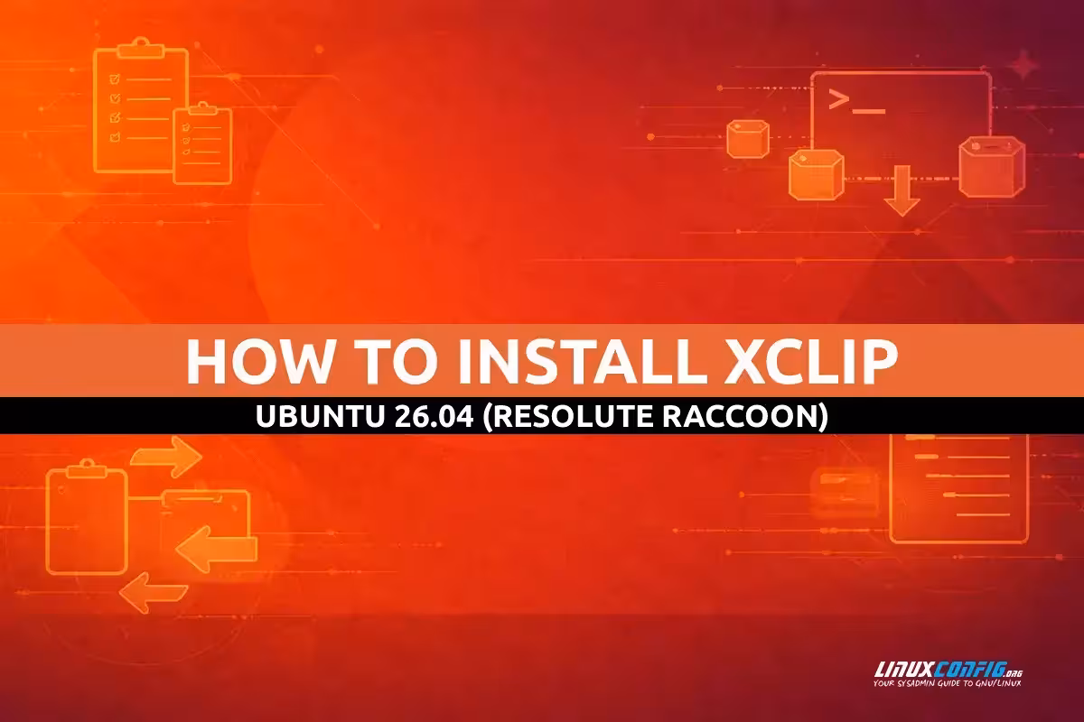 Abstract illustration representing xclip clipboard tool installation on Ubuntu Linux terminal environment