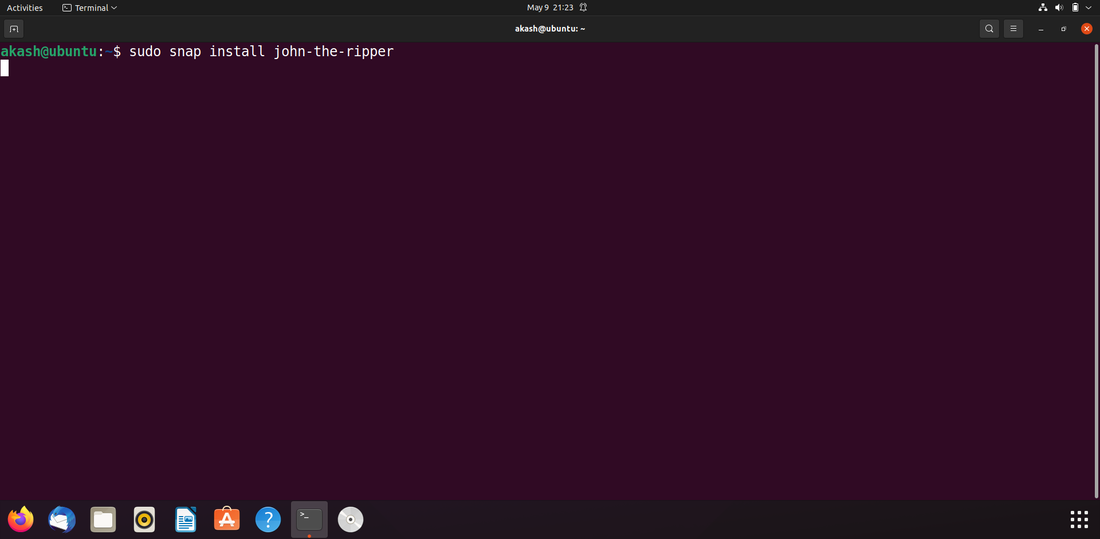 Install John the Ripper via Snap