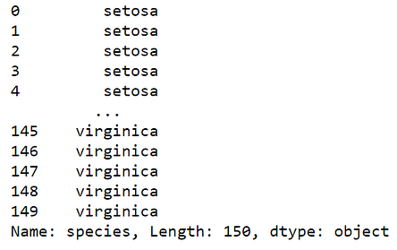 Decision tree target variable
