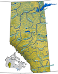 Rivers and Lakes in Alberta