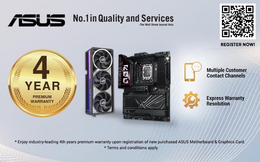 MB & VGA 4 Year Premium Warranty Registration