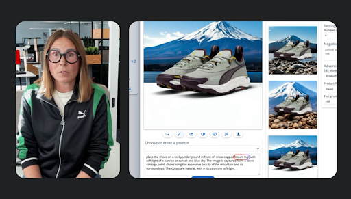 PUMA : images de produits d'e-commerce générées par l'IA sur Google Cloud