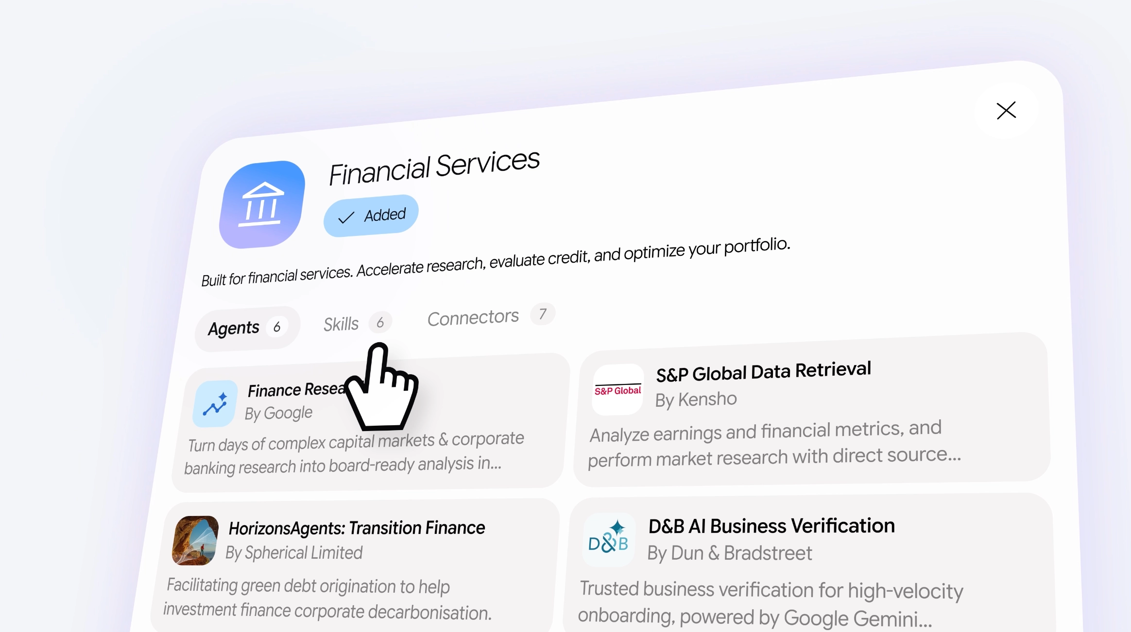 Gemini Enterprise for Financial Services