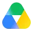 The Google Drive logo, a green, yellow and blue triangle.