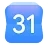 The Google Calendar logo, a multicolored calendar icon with "31" in the middle.