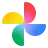 The Google Photos logo, a multicolored pinwheel.