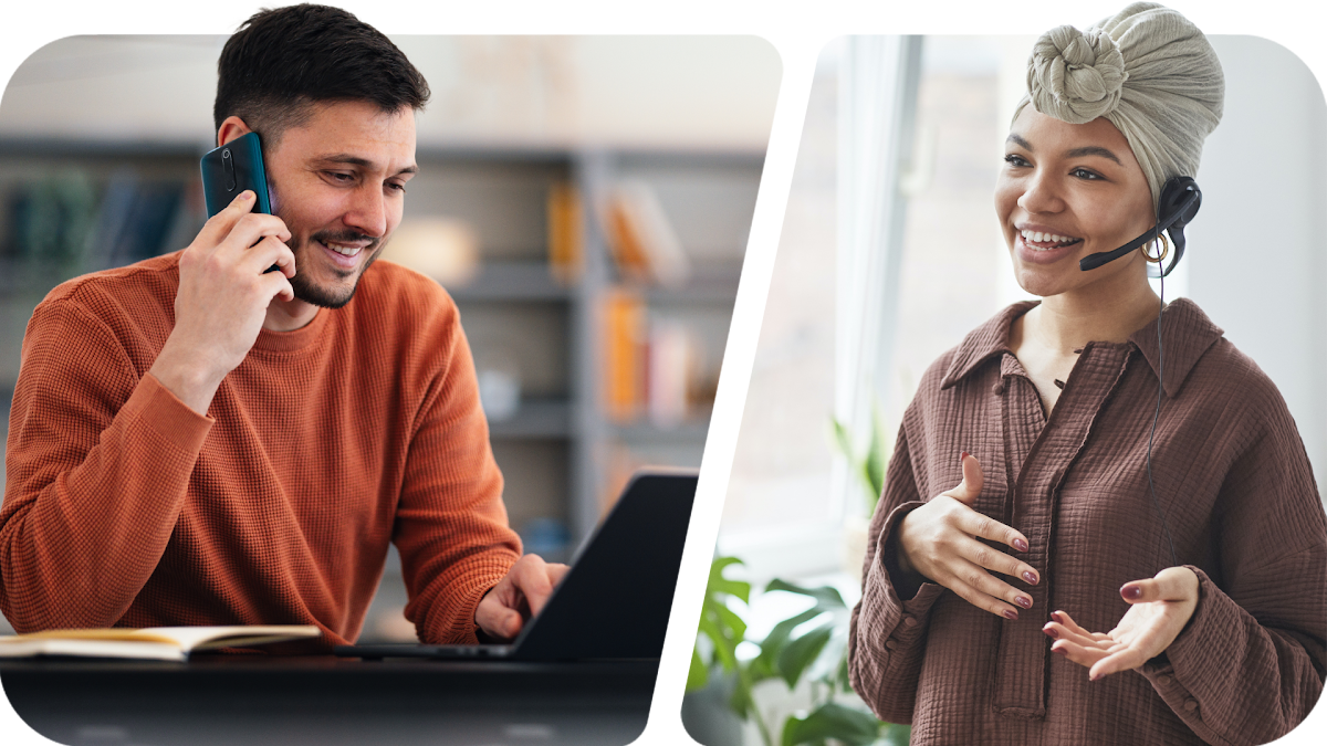 Een Google Ads-klant chat met een vriendelijke Google Ads-expert