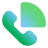 The Google Voice logo, a green telephone icon.