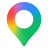 The Google Maps logo, a multicolored pin with a gray circle in the middle.