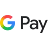 The Google Pay logo, the text "G Pay." 