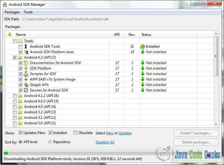 android-sdk-manager