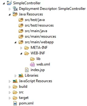 projects-structure-spring-mvc-beginning