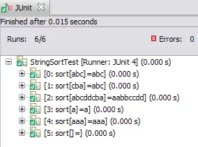 A parameterised test with individual test case naming