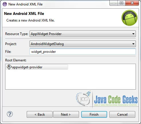 new-widget-provider
