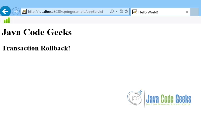 rollback