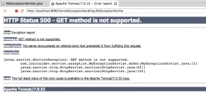Servlet-Exception-User