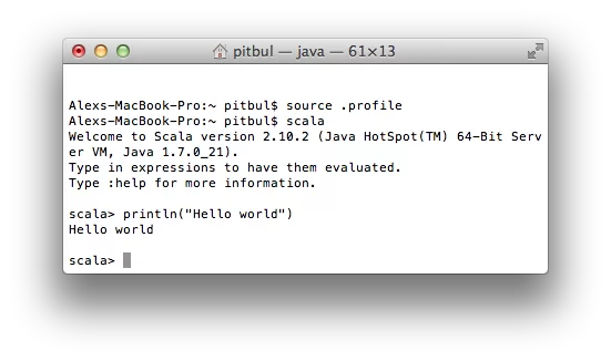 Scala-Hello-World
