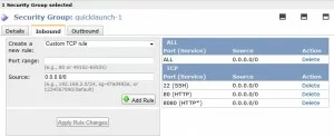 Configure Security Groups