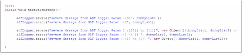 ParameterTesting