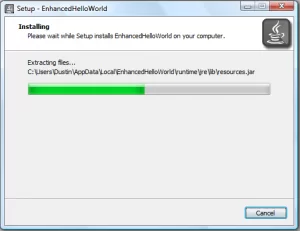 SetupEnhancedHelloWorldInstalling