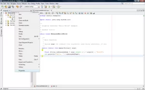 rightClickNb74ProjectSelectProperties
