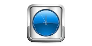 Zeit, Uhr - App / Button