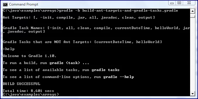 ant-targets-gradle-tasks-vary